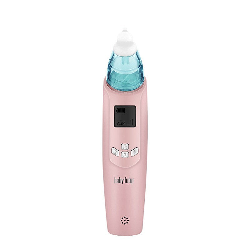 Baby inhaleert snot elektronisch