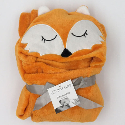 Baby fleece badhanddoek, badjas met capuchon