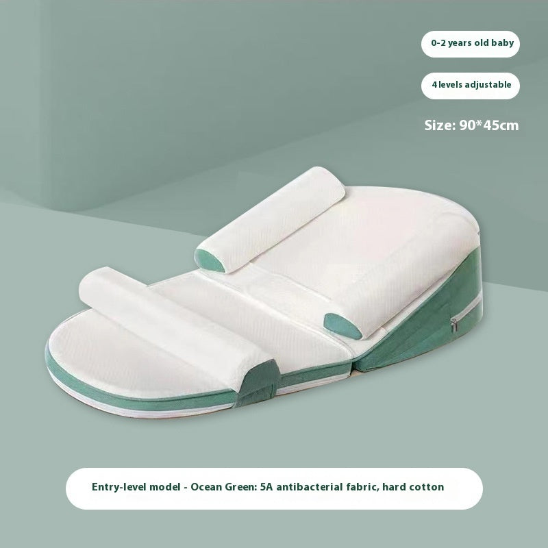 Babies' Milk Spilt Prevent Ramp Mat Anti-overflow And Choking Milk Newborn Spine Care Bed