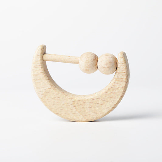 Moon Beech Baby Rattle