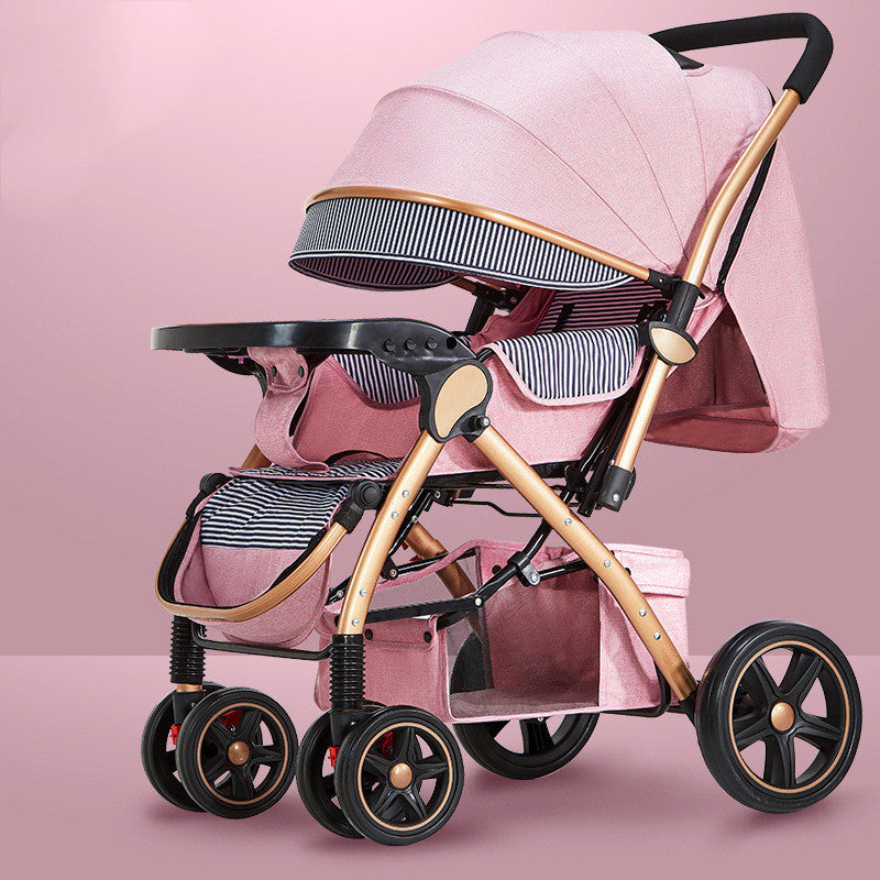 Kinderwagens zijn licht en gemakkelijk op te vouwen