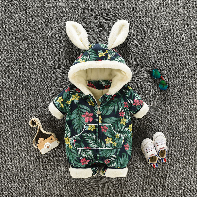 Winter gewatteerde gewatteerde babyrompertjes