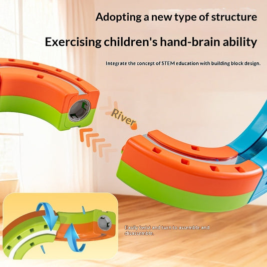 Magic 3D Track Car Children's Magnetic Building Blocks