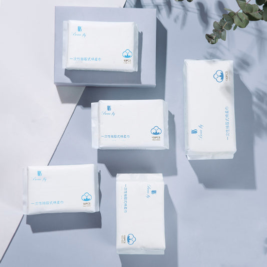 Disposable Cotton Cleansing Towels
