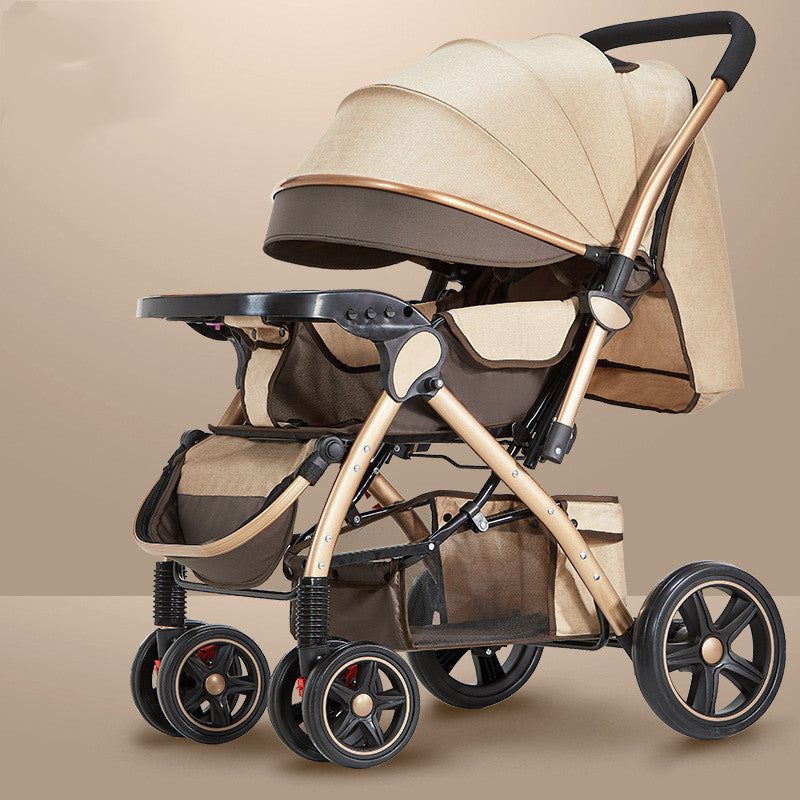 Kinderwagens zijn licht en gemakkelijk op te vouwen