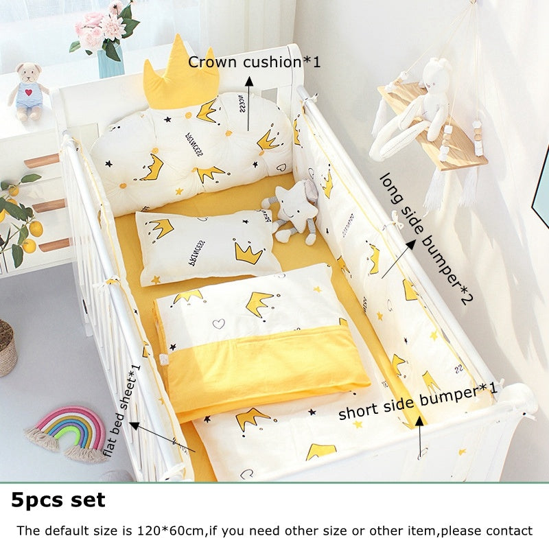 Crown Cushion Babybed Omringend Beddengoedset