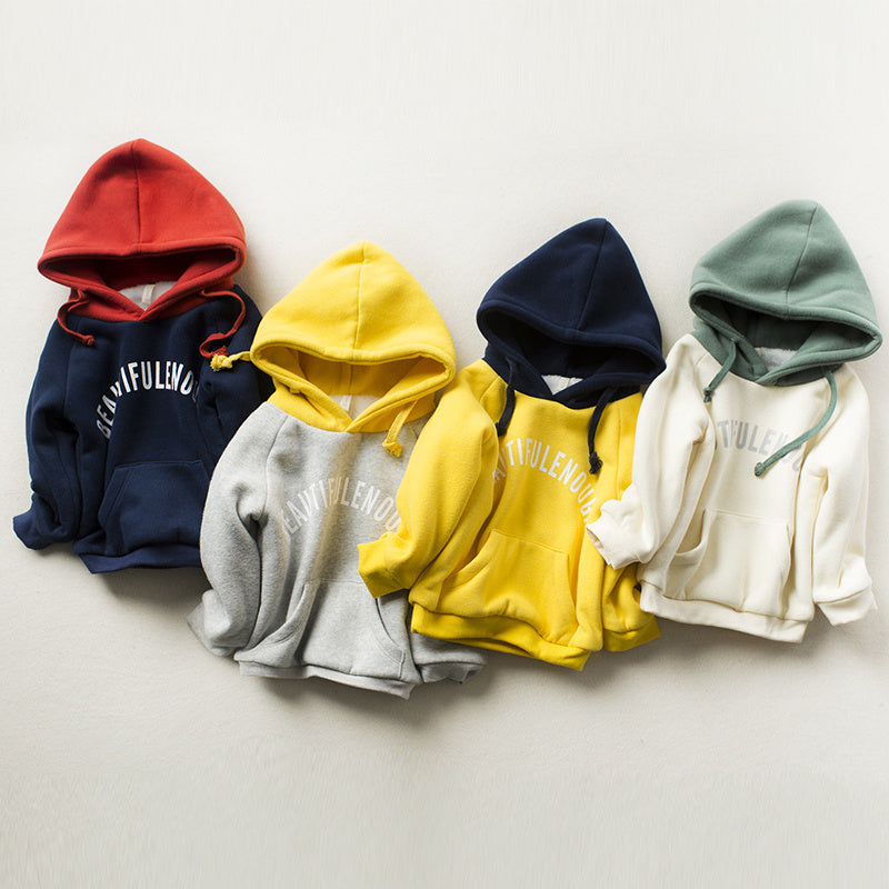 Dikke hoodie voor jongens