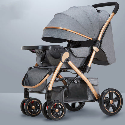 Kinderwagens zijn licht en gemakkelijk op te vouwen