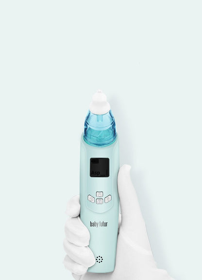 Baby inhaleert snot elektronisch