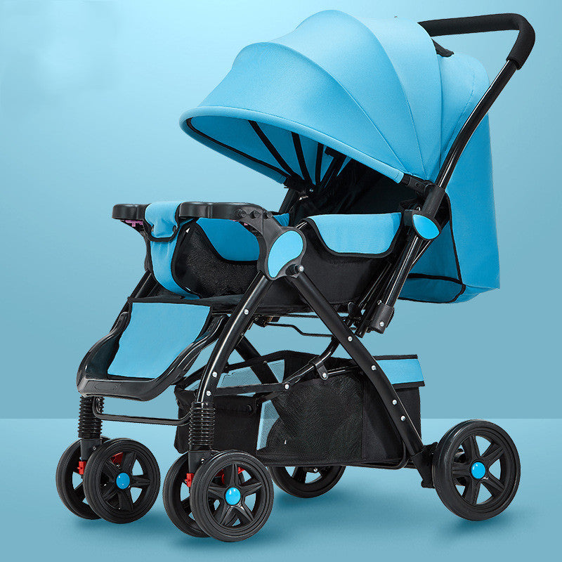 Kinderwagens zijn licht en gemakkelijk op te vouwen