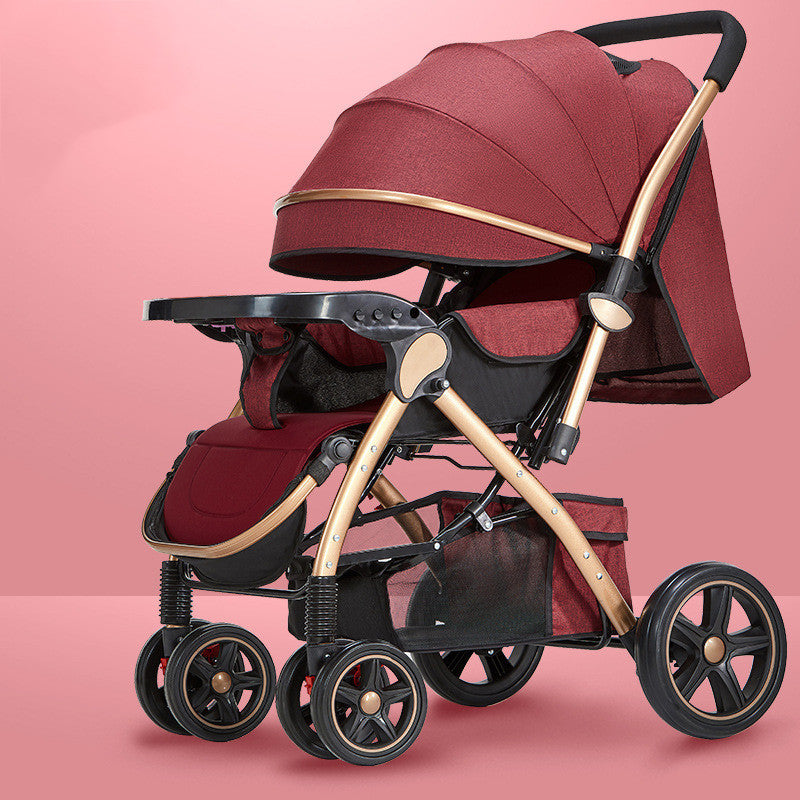 Kinderwagens zijn licht en gemakkelijk op te vouwen