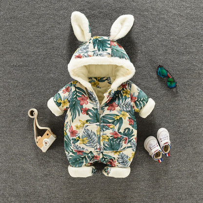 Winter gewatteerde gewatteerde babyrompertjes