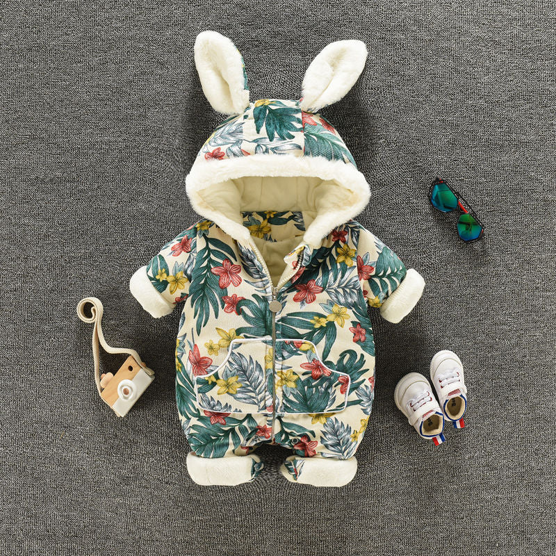 Winter gewatteerde gewatteerde babyrompertjes