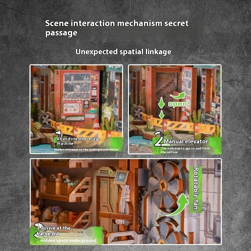 Handmade 3D Assembly Of Stereoscopic Books