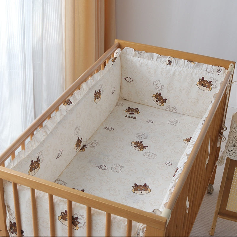 Cartoon kinderbeddengoedset Anti-babybijeenkomst