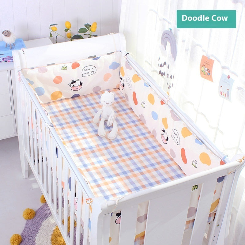 Cartoon kinderbeddengoedset Anti-babybijeenkomst