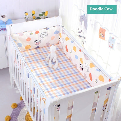 Cartoon kinderbeddengoedset Anti-babybijeenkomst